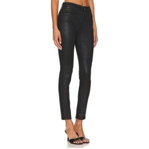 AG Adriano Goldschmied The Legging Ankle Jean Super Skinny Ankle Coated Black 28